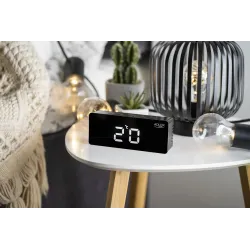 Budzik Adler AD 1189B czarny | PartsPC.pl