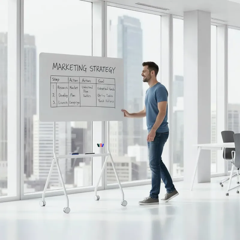 Tablica mobilna suchościeralna Ergo Office ER-306, orientacj… | PartsPC.pl