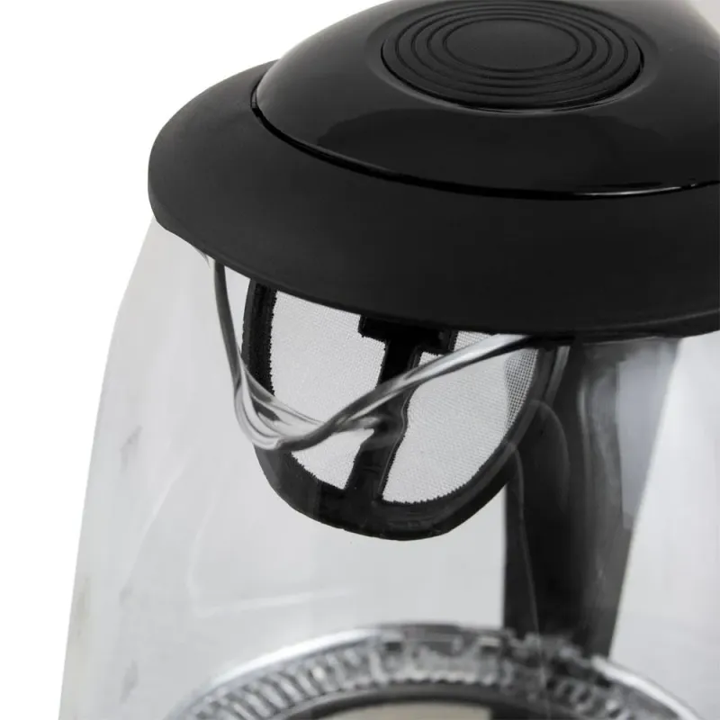 Czajnik szklany Esperanza "Salto angel" 1,7L czarny | PartsPC.pl