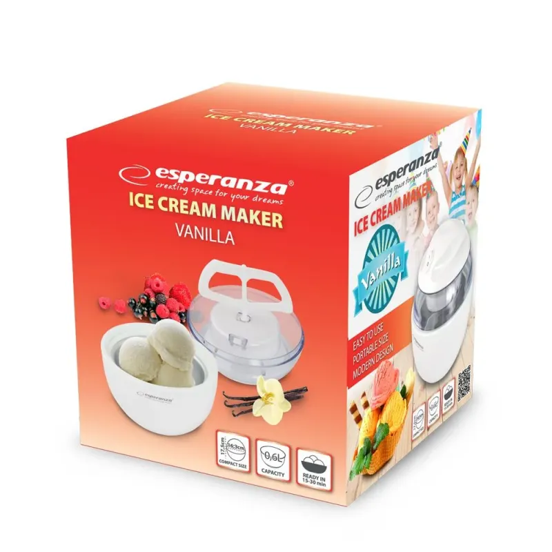 Maszynka do lodów Esperanza Vanilla EKI001