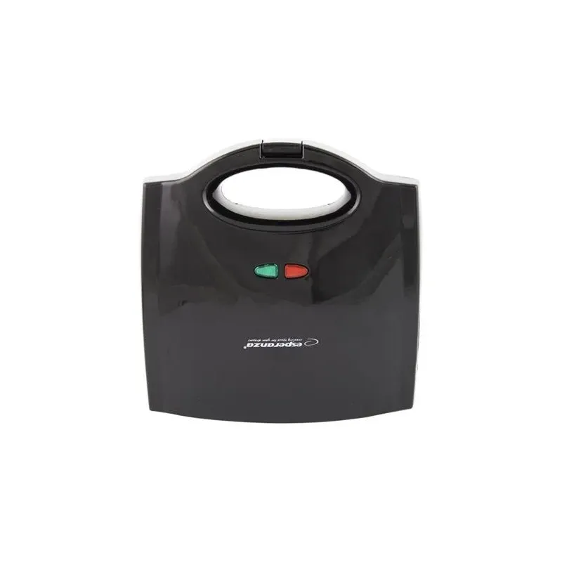 Opiekacz do kanapek z wymiennymi płytami, czarny Esperanza "Portabella"