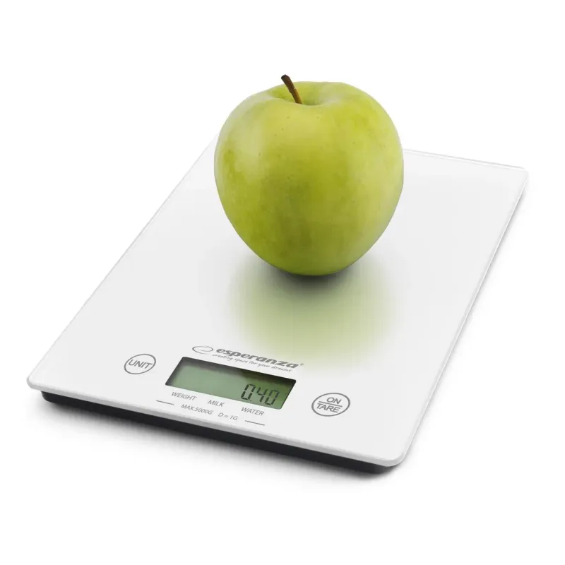 Waga kuchenna elektroniczna Esperanza "Lemon" biała | PartsPC.pl