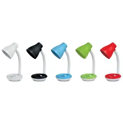 Lampka biurkowa Esperanza E27 ATRIA ELD114B niebieska | PartsPC.pl