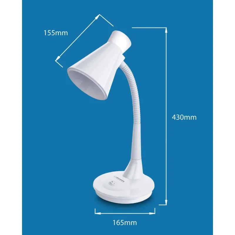 Lampka biurkowa Esperanza E27 DIADEM ELD115B niebieska | PartsPC.pl