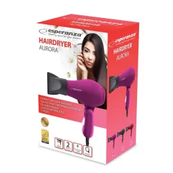 Suszarka do włosów Esperanza Aurora 750W Pink | PartsPC.pl