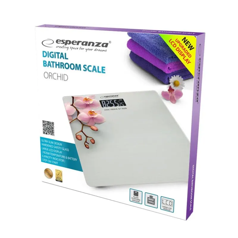 Waga łazienkowa Esperanza EBS010 "Orchid" | PartsPC.pl
