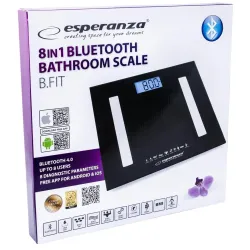 Waga łazienkowa Esperanza EBS016K 8w1 Bluetooth B.Fit | PartsPC.pl