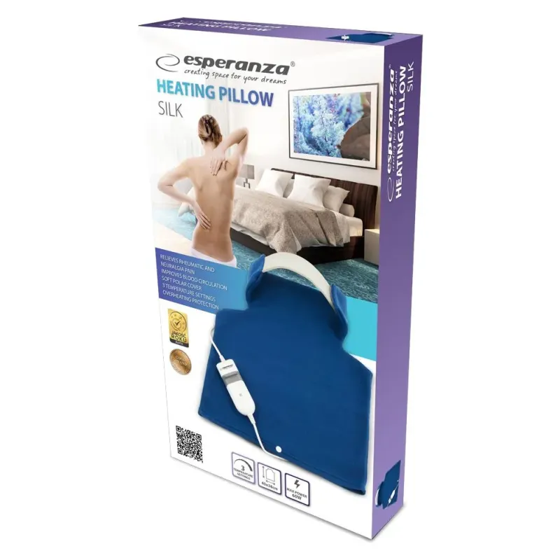 Poduszka elektryczna Esperanza profilowana Silk EHB003 | PartsPC.pl