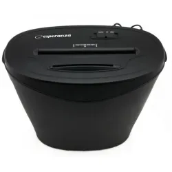 Niszczarka do papieru, kart i CD Esperanza Razor, czarna