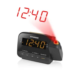 Budzik z radiem i projektorem Hyundai - RAC481PLLBO