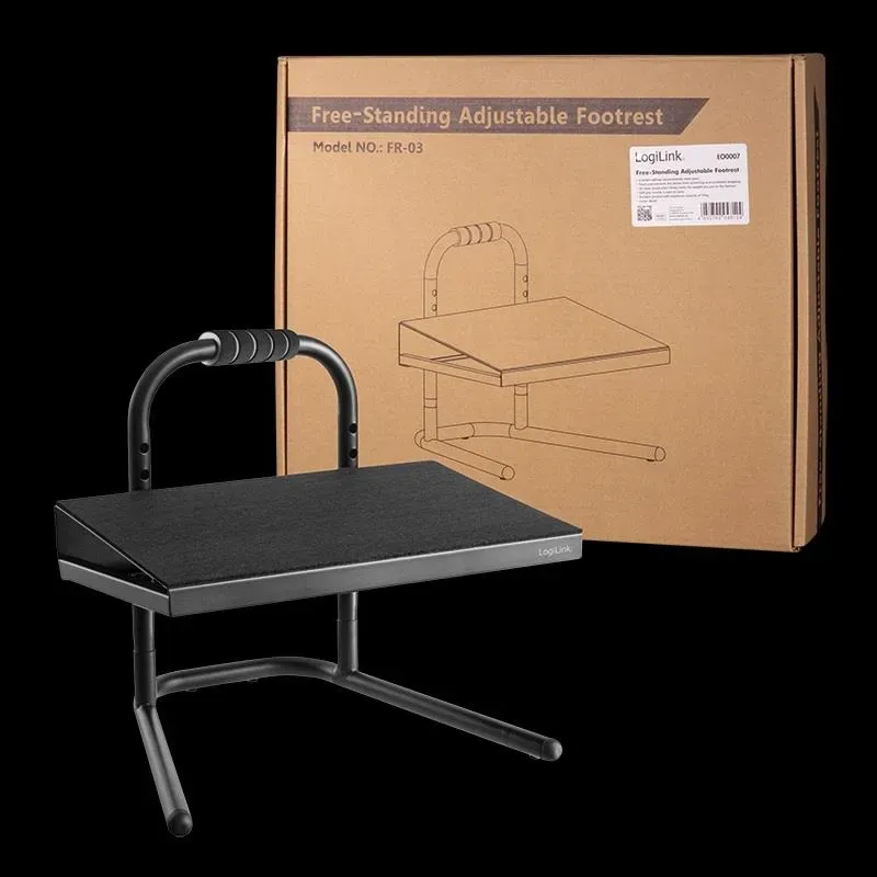Podnóżek LogiLink EO0007 wolnostojący, regulowany | PartsPC.pl