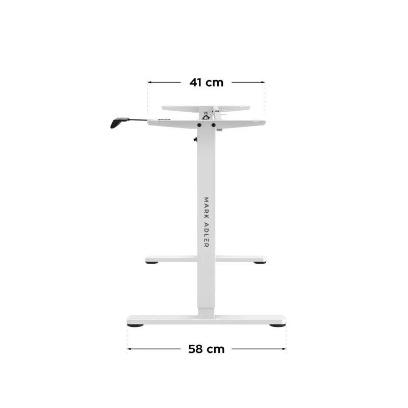 Stelaż elektryczny biurka Mark Adler Xeno 2.1 White