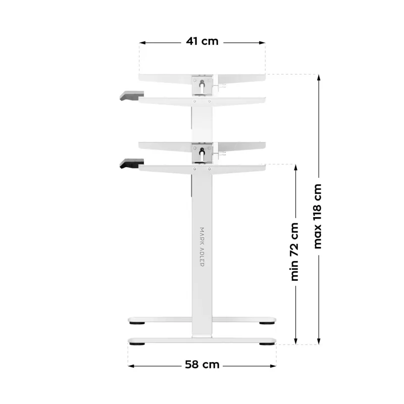 Stelaż elektryczny biurka Mark Adler Xeno 4.1 White | PartsPC.pl