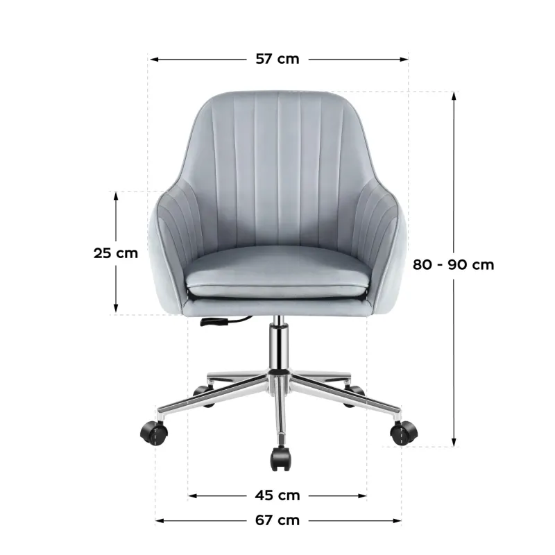 Fotel biurowy obrotowy Mark Adler Future 5.2 Grey