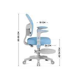 Fotel regulowany dla dziecka Mark Adler Junior 5.0 Blue | PartsPC.pl