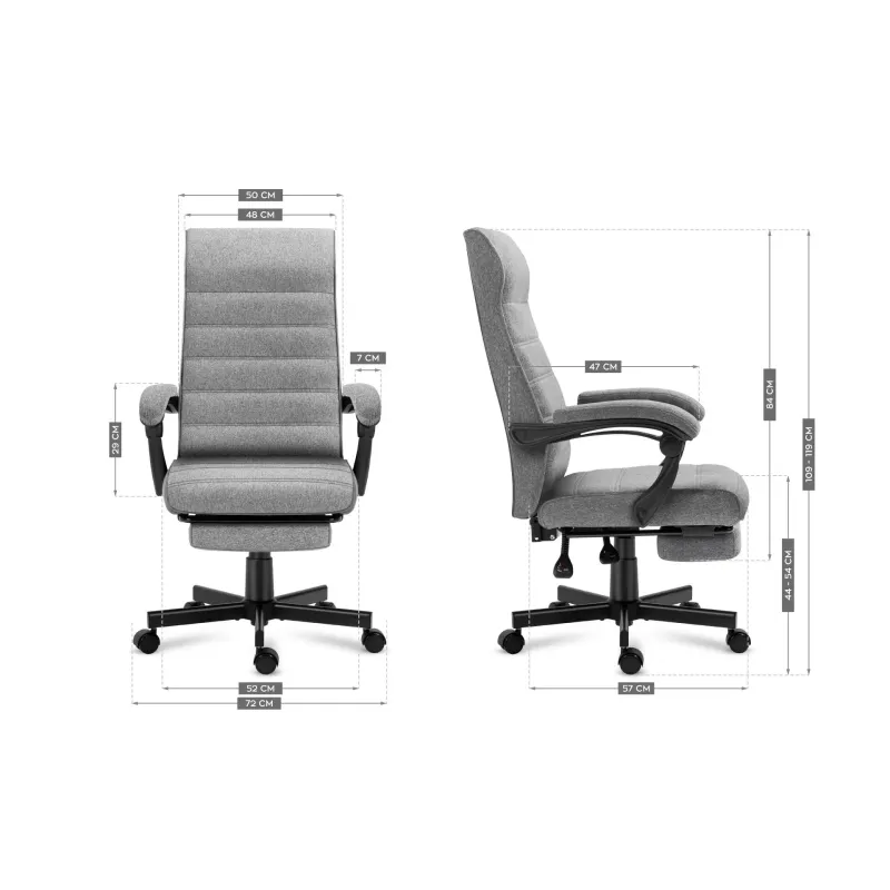 Fotel obrotowy Mark Adler Boss 4.4 Grey