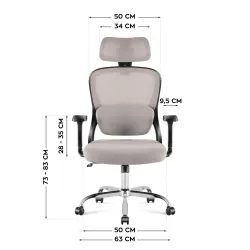 Fotel biurowy Mark Adler Manager 3.2 Grey