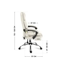 Fotel biurowy Mark Adler Boss 6.0 Beige | PartsPC.pl