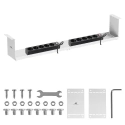 Organizer podbiurkowy na kable Maclean MC-107 W, | PartsPC.pl