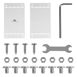 Organizer podbiurkowy na kable Maclean MC-107 W, | PartsPC.pl