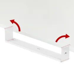 Organizer podbiurkowy na kable Maclean MC-107 W, | PartsPC.pl