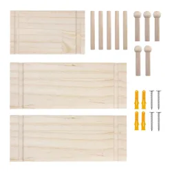 Tablica drewniana organizer Maclean, drewniany, 60x80cm, | PartsPC.pl