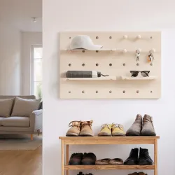 Tablica drewniana organizer Maclean, drewniany, 60x80cm, | PartsPC.pl