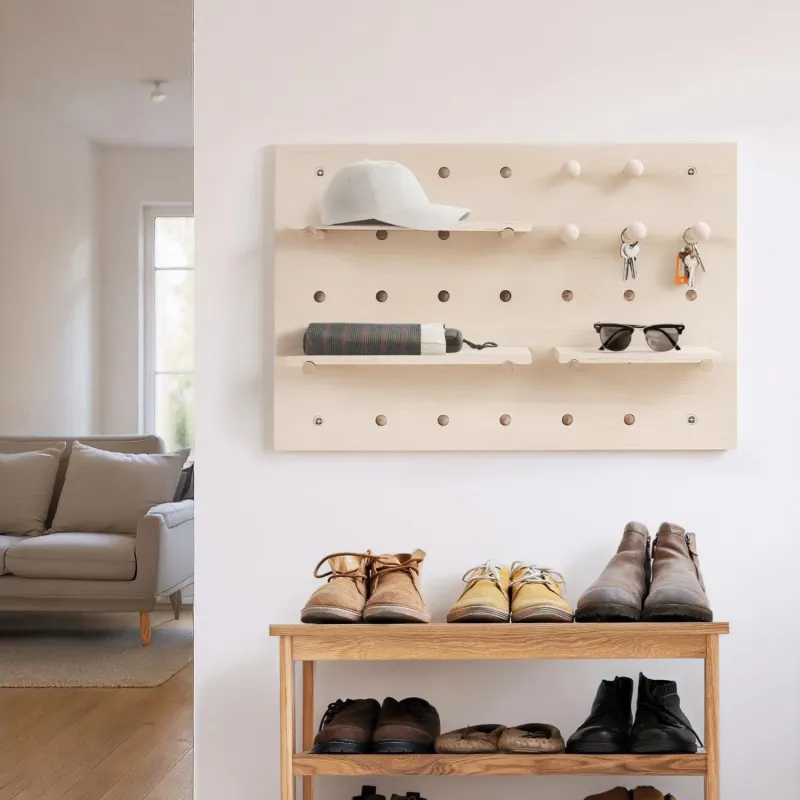 Tablica drewniana organizer Maclean, drewniany, 60x80cm, | PartsPC.pl