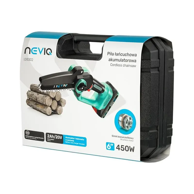 Piła łańcuchowa akumulatorowa NEVIQ 6" (L06302) | PartsPC.pl