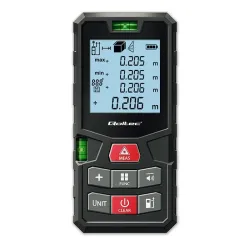 Dalmierz Qoltec laserowy z poziomicą | podświetlany LCD | PartsPC.pl