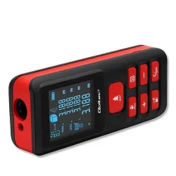 Dalmierz Qoltec laserowy z poziomicą | podświetlany LCD | PartsPC.pl