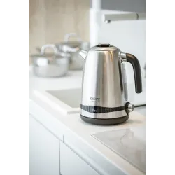 Czajnik elektryczny Camry CR 1291 1,7L stalowy z LCD i regulacją