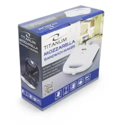 Opiekacz do kanapek, biały Titanum "Mozzarella" | PartsPC.pl