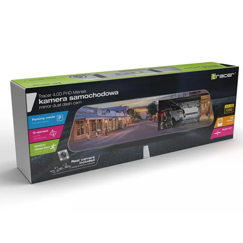 Kamera samochodowa Tracer 4.0D FHD Mensa | PartsPC.pl