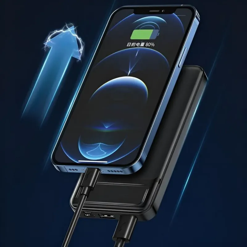 Powerbank Awei P5K 10000mAh 2xUSB 2,1A czarny | PartsPC.pl