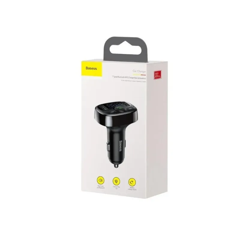 Transmiter FM Bluetooth Baseus S-09A CCMT000001 z | PartsPC.pl