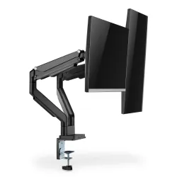 Ramię biurkowe podwójne DIGITUS (zacisk) 2xLCD max. | PartsPC.pl