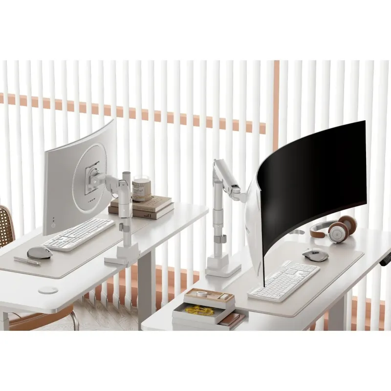 Ramię biurkowe pojedyncze DIGITUS z zaciskiem i sprężyną | PartsPC.pl