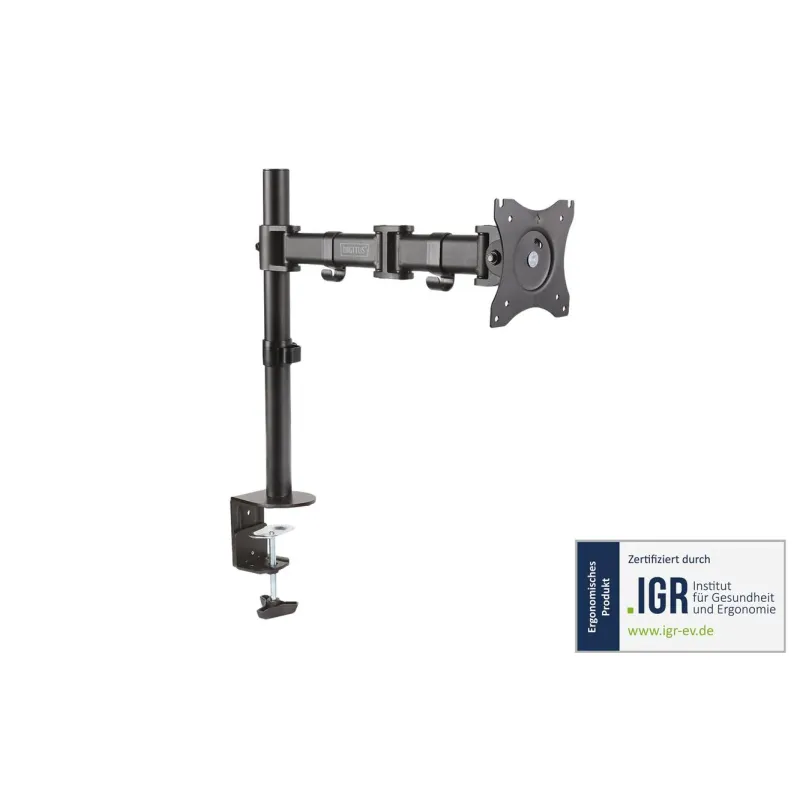 Stojak biurkowy pojedynczy z zaciskiem DIGITUS, 1xLCD, | PartsPC.pl