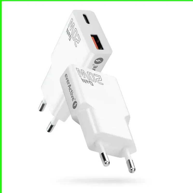 Ładowarka sieciowa everActive GaN SUPER SLIM SC-340Q | PartsPC.pl