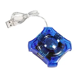 Hub USB 2.0 Esperanza 4 porty "Star" niebieski