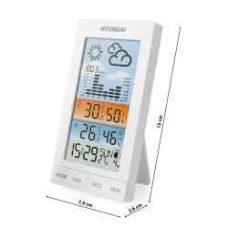 Stacja meteo Hyundai - WS2050 biała | PartsPC.pl