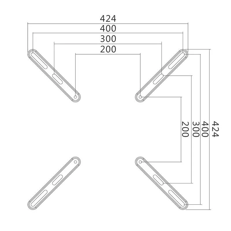 Adapter dla monitorów LCD/LED VESA 400x400 LogiLink | PartsPC.pl