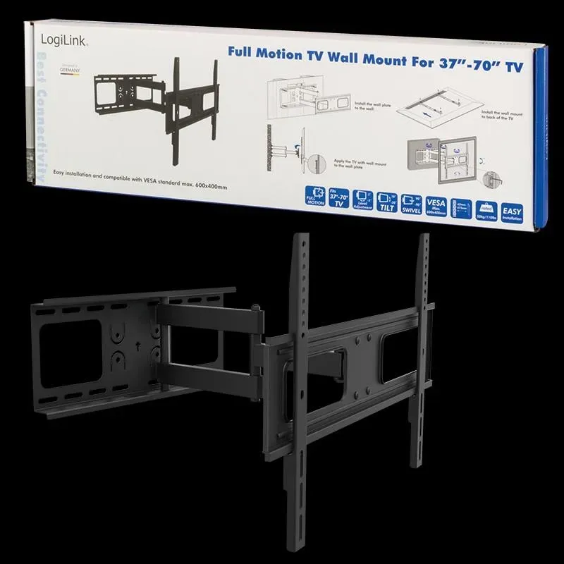 Uchwyt ścienny do telewizora LCD/LED LogiLink VESA | PartsPC.pl