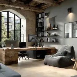 Uchwyt biurkowy do monitora Maclean MC-906, sprężyna gazowa