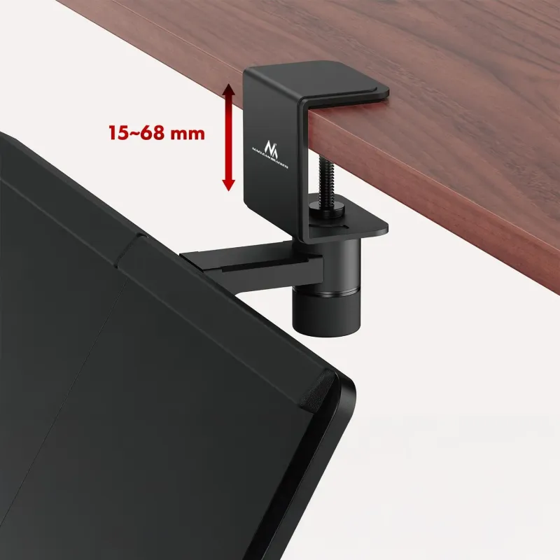 Uchwyt podbiurkowy na klawiaturę Maclean MC-108 B, max. | PartsPC.pl