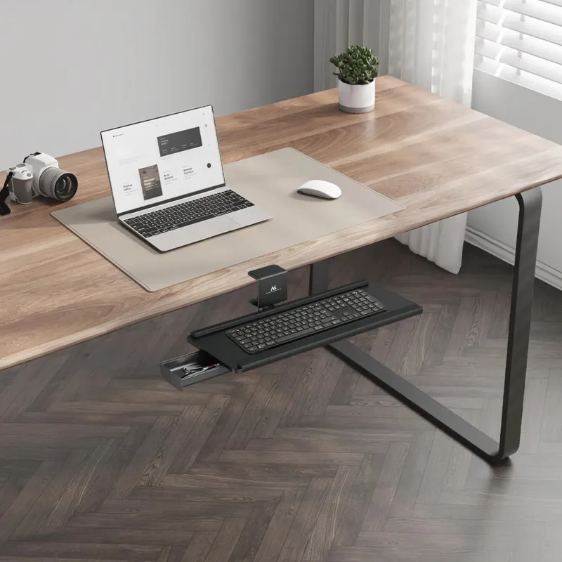 Uchwyt podbiurkowy na klawiaturę Maclean MC-108 B, max. | PartsPC.pl