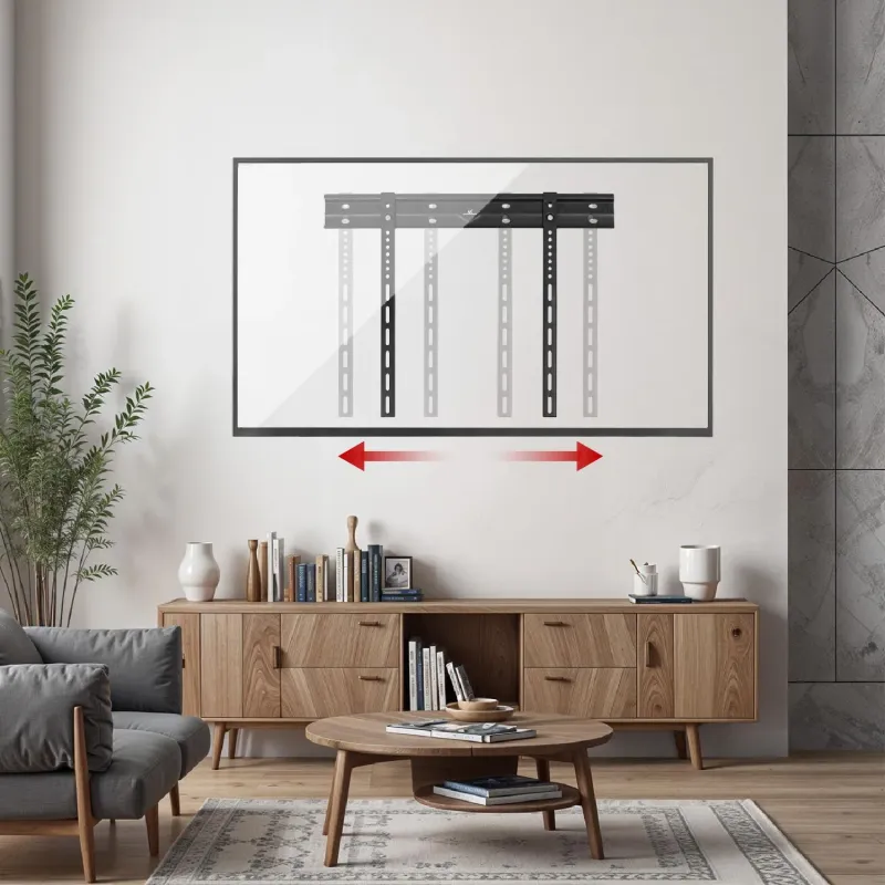 Uchwyt ścienny do TV Maclean MC-123, 40-85", max VESA 600x400, obciążenie