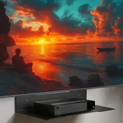 Półka ścienna pod dekoder Maclean MC-122, pojedyncza, max. 5kg, stalowa