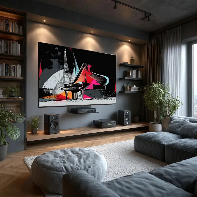 Półka ścienna pod dekoder Maclean MC-122, pojedyncza, max. 5kg, stalowa